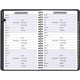 PAL-21 Large Print Desk Top Address Book (Black)