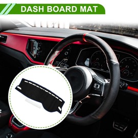 HOPESPANNER Compatible with Volkswagen VW Polo MK6 AW Series Dashboard Mat Car Dashboard Cover Protective Mat Interior Custom Parts Accessories Sun Protection Anti-Glare Anti-Scratch Anti-Slip Suede