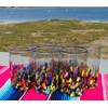 Hand Blown Mexican Drinking Glasses – Set of 6 Confetti