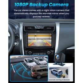 4Core+64GB ROM Car Radio for Nissan Altima 2013-2018: Upgrade 9" 1280*800 IPS Touchscreen for Altima Radio Support Wireless Carplay Android Auto Bluetooth 5G Wi-Fi FM GPS SWC DSP 1080P Backup Camera