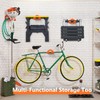 reliahom Weed Eater Hanger, Heavy Duty Weedeater Rack Wall Mount,