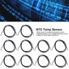 10Pcs Thermistor Sensor NTC Temp Temperature Probe 5x25mm Cylindrical Head
