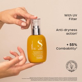 Alfaparf Milano Semi di Lino Hair Protective Milk - Leche leave-in con filtro UV con acción hidratante para cabellos expuestos al sol