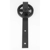 LUBANN 6.6FT Sliding Wood Barn Door Hardware Sliding Track Kit
