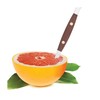 HIC Kitchen Squirt Free Serrated Twin-Blade Grapefruit Sectioning Knife, Stainless