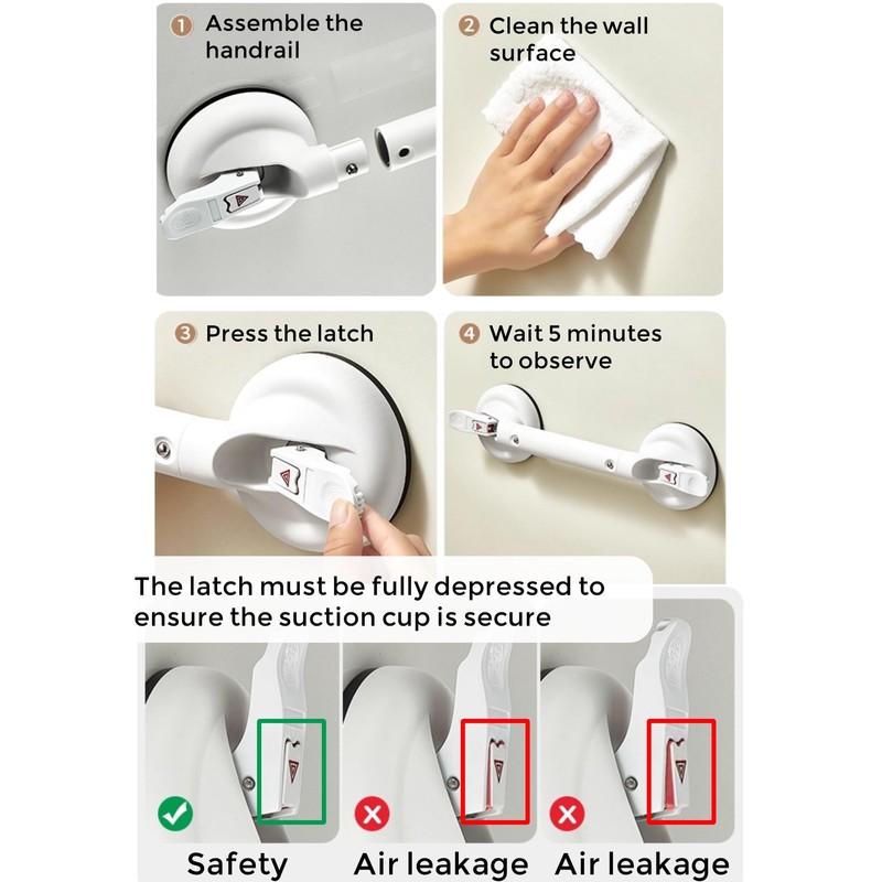 TianfuSpanda Heavy Duty Grab Bars for Bathtubs and Showers, 300-pound