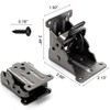 WUWEOT 8 Pack Table Leg Folding Brackets, Self-Locking Hinge Hardware