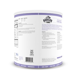 Augason Farms Freeze Dried Shredded Colby Cheese 30 oz #10 Can