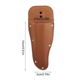 2 Pcs Garden Leather Sheath Tool,WideSmart Garden Leather Sheath Pouch Holsters Gardening Case Leather Sheath Pouch Holder Pu Leather Holster Protective Case for Pliers Pruning Shears Scissors Tools