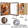 8x10 Double Picture Frames Vertical Hinged Wood Bifold Photo Frame