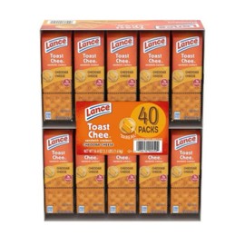 Lance ToastChee Cheddar Cheese (1.41 oz., 40 ct.) (2 packs of 20)