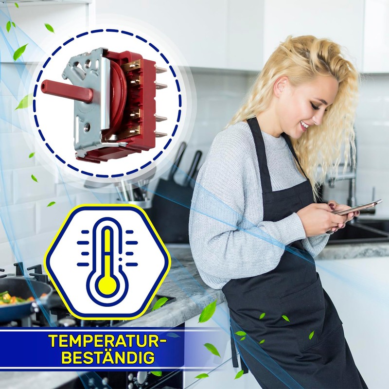 Oven Rotary Switch with Original Code 3140101 640463 for Gottak