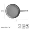 Wilton Armetale Gourmet Grillware Chef Pan, 10"