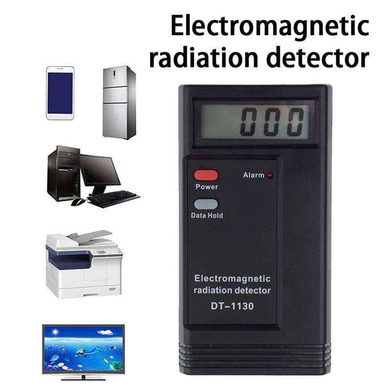 Portable Radiation Tester Dual Frequency Gauss Detector Electromagnetic Field Radiometer