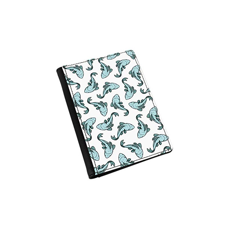 Fish Pattern Passport Holder Cover