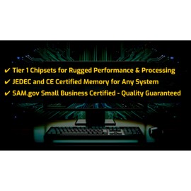 RigidRAM 8GB RAM-8GDR4-LD-2133 Replacement for Qnap DDR4 2133MHz UDIMM Memory for TVS-1282T3 288-Pin