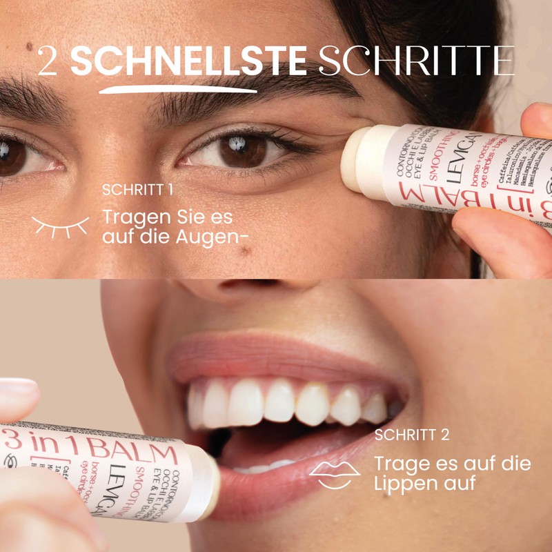 Senso Naturale Solid Stick fur Augen und Lippen, Feuchtigkeitspflege mit