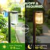 ELECLINK Solar Pathway Lights Outdoor, 2 Pack Upgraded Outdoor Solar