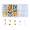 Vivixin 1080pcs Earring Backs, Safety Back Pads backstops Stopper, Clear