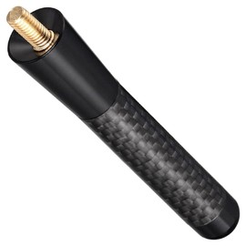 Ccar aerial，Universal Vehicle Truck SUV Car Topper Antenna Aerial 8cm M4.0 M5.0 M6.0 Screws Black Short Car Stereo FM AM Antenna Replacement Compatible with All Cars，car radio aerial