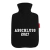 Huuraa Wärmflasche Abschluss 2027 Schulabschluss Geschenk 1,8 Liter Black Classic