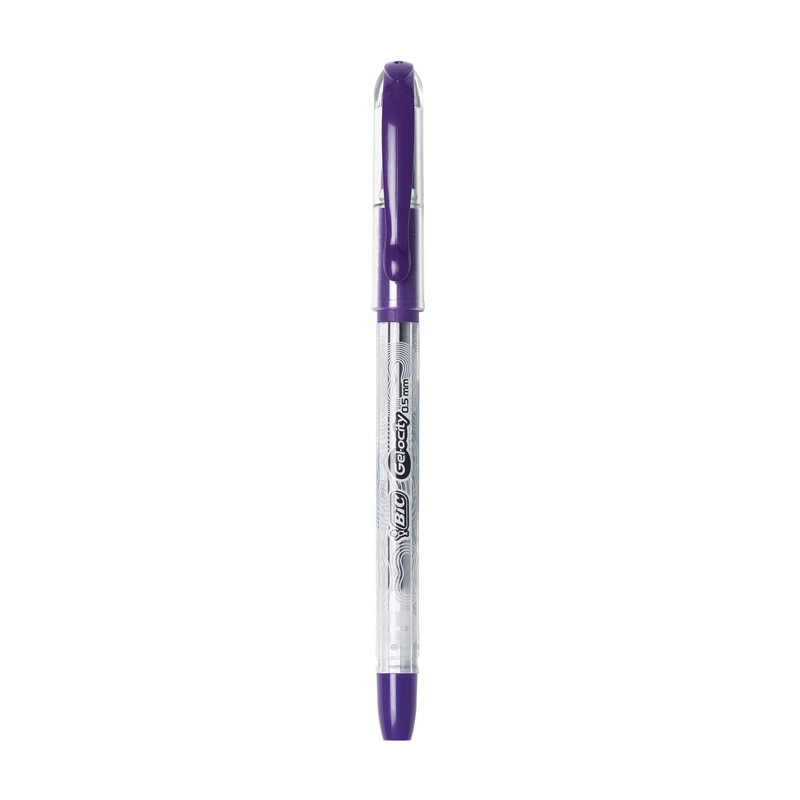 BIC Gel-ocity Smooth Stick Gel Pens, Fine Point, 0.5mm, Assorted