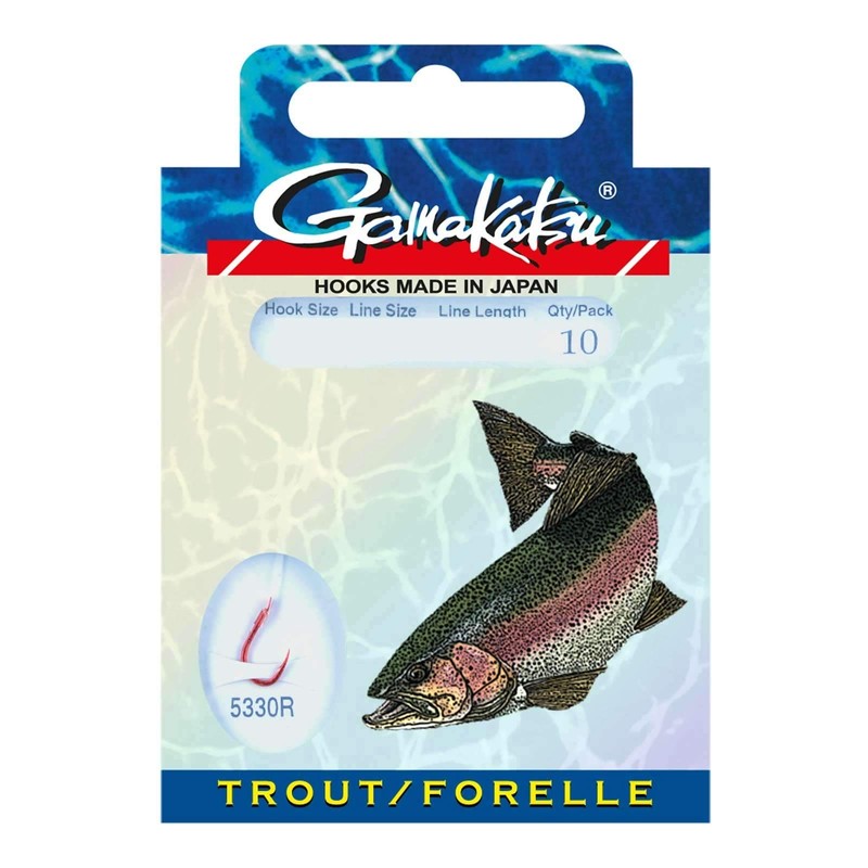 Gamakatsu BKS-5330R Trout Bound Hooks Size 6