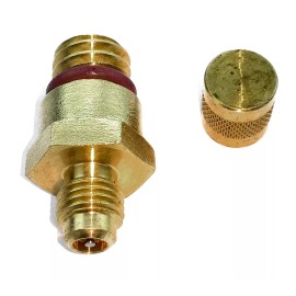 TamerX Diesel Products HFCM Water Separator Drain Plug w/ Integrated Test Port for Ford Powerstroke 6.0