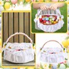 6 Pcs Orthodox Easter Basket Covers Kit 1 White Lace