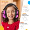 MelonArt Kids Ear Protection Earmuffs Safety Hearing Protection Headphones Noise
