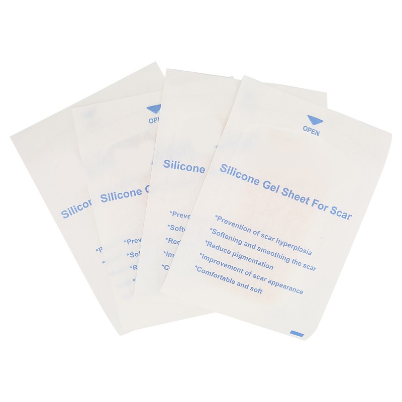 4 Pcs Elaimei Silicone Scar Sheets Stretch Marks Remover Post