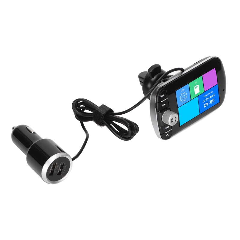 DAB004 Car Bluetooth FM Transmitter Anti Interference Noise Reduction Stereo