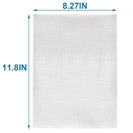 Amadget 5 Pack 304 Stainless Steel Woven Wire Mesh, Air Vent Mesh 11.8"X8.2"(300X 210mm), 1mm Hole, 20 Mesh Screen Mesh
