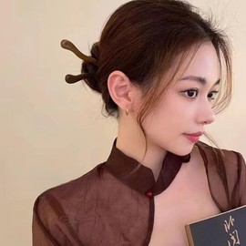 Zixui Hairstick, Wooden, Japanese Style, Simple, Hair Ornament