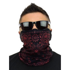 Mato & Hash Multi Functional Tube Bandana | Classic Paisley Bandana Pattern