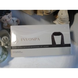Invospa Heat Therapy Kneading Neck And Back Massager w/ Travel Bag