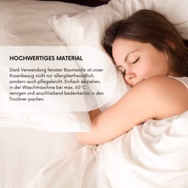 MSS e.K. Set of 2 cotton cushion covers, size: 40 x 80 cm, colour: burgundy, 100% cotton, washable up to 60 °C, for cushion fillings, tested for harmful substances