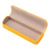 テーシーケース メガネケース おしゃれ スリム ケース マグネット式 スチール ポリウレタン イエロー コンパクト