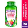 Vitafusion Power Zinc + C Gummy Vitamins for Adults Strawberry-Tangerine