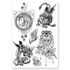 AWAKEN Temporary Fake Tattoos Juice Tattoo Semi Permanent Stickers Waterproof