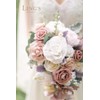 Ling's Moment Artificial Flowers Dusty Rose Roses 25pcs - Dusty