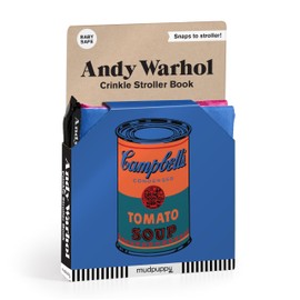 Andy Warhol – Iconic Early Development Crinkle Fabric Stroller Book for Toddlers and Babies