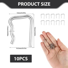 Common Rail Injector Leak Off Retaining Clips, 10pcs Fuel Leak Off Pipe Clips Injector Leak Seal Clamp for Ford Peugeot Citroen Renault VW Volkswagen Jaguar Car Fuel Pipe Kit