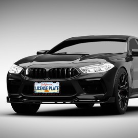 Cute Strawberry License Plate Frames - 2 Pack Red Strawberry License Plate Holder, Aluminum Metal Rust-Proof Waterproof Car Decorative Tag Frame for Standard US Canada 12x6 Inch