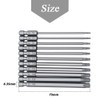 Mesee 11 Pieces Torx Screwdriver Bits Set, 1/4 Inch Hex