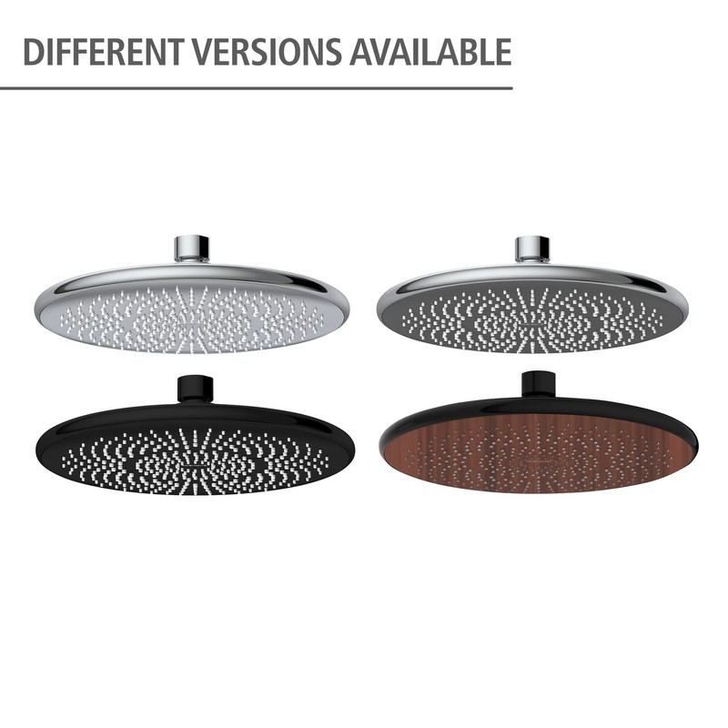 WENKO Water-Saving Rain Shower Head, Water-Saving Universal Shower Head with