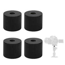 4 x Camera Converter Screw Tripod Nut 1/4 Inch Thread Camera Tripod Thread Adapter, Tripod Adapter 1/4 Tripod Double Screw for Camera Tripod Light Stand Monopad