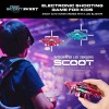Force1 Scoot Skeet Drone Electronic Shooting Game - Pink/Blue