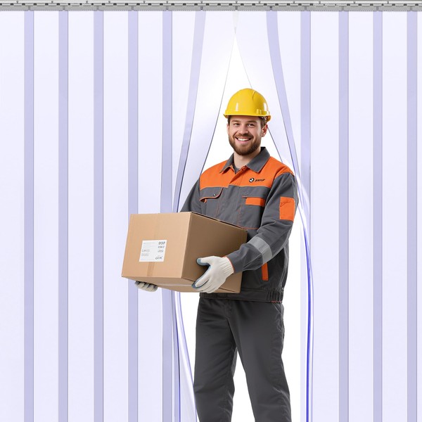 AUURIO Plastic Door Curtain, 80" Height x 36" Width x