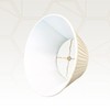 Royal Designs 6-Way / Side Pleat Basic Lamp Shade, Beige,